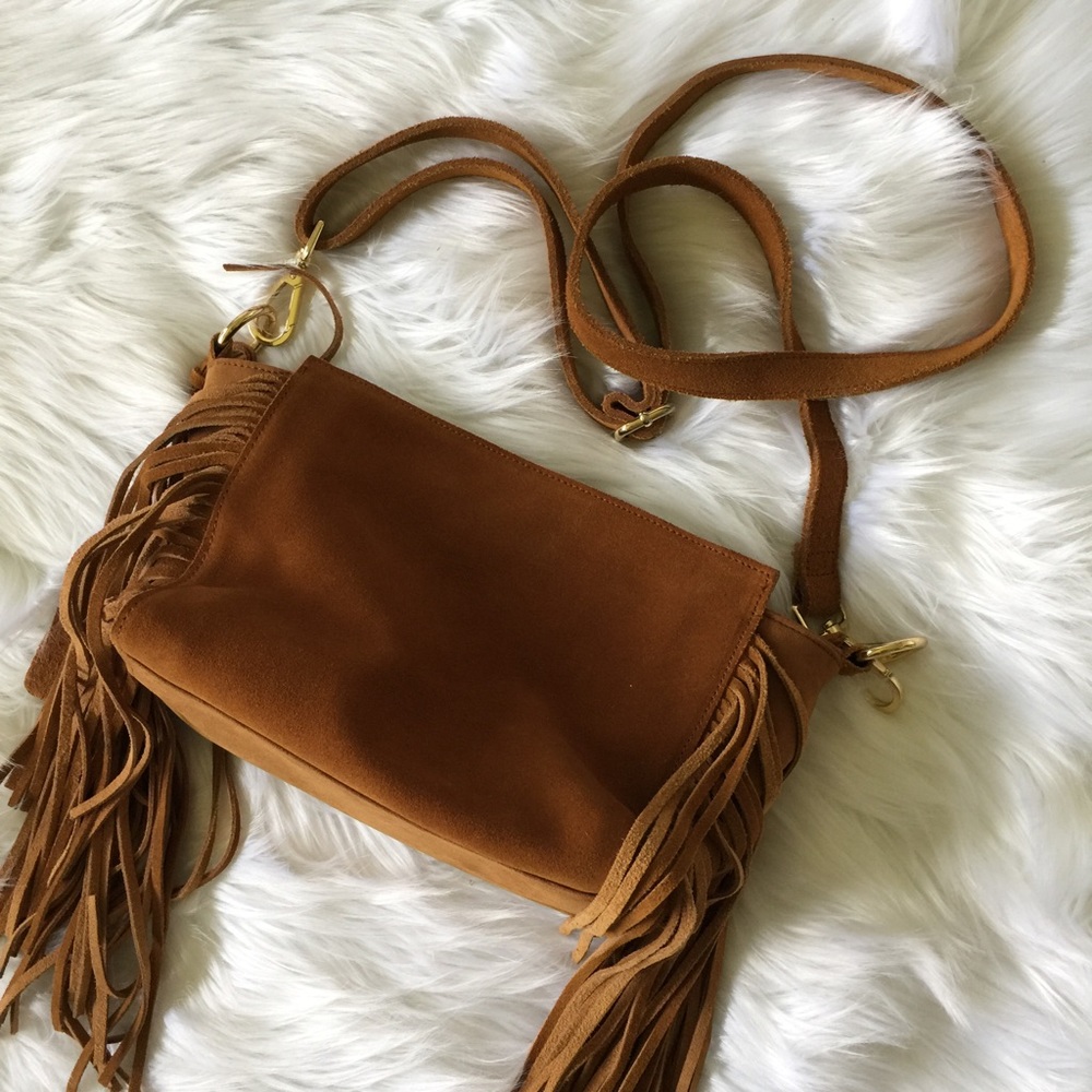 ✨SALE✨Genuine Suede Trim Bag